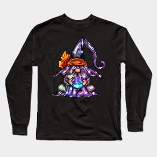 Starry Wizard Gnome Long Sleeve T-Shirt